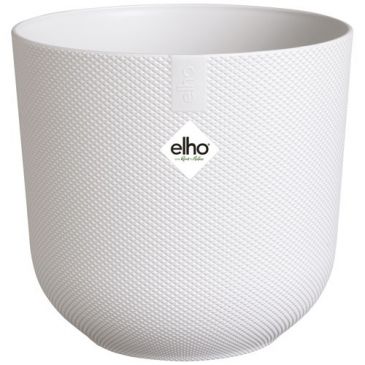Pot Jazz rond d.19cm blanc soie