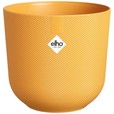 Pot Jazz rond d.23cm jaune ambré