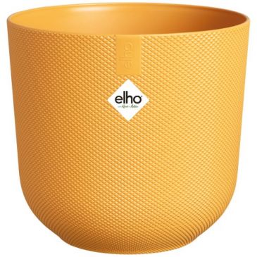 Pot Jazz rond d.26cm jaune ambré