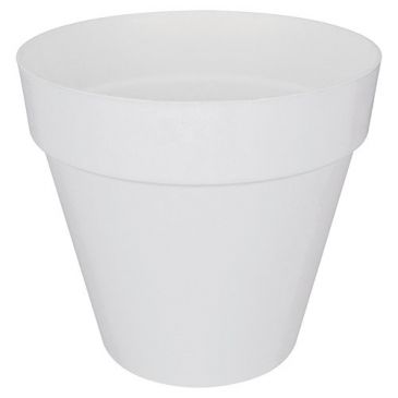 Pot Loft Urban avec roues d.40cm blanc