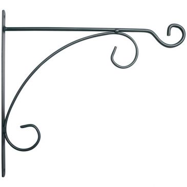 Potence fer rond 32x30cm anthracite