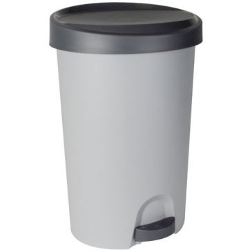 Poubelle à pédale - Stepy - 30 L -  gris béton / anthracite