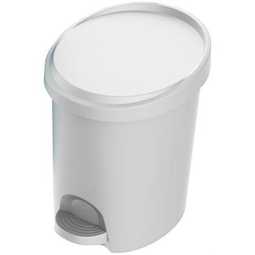Poubelle à pédale Stepy 6l blanc