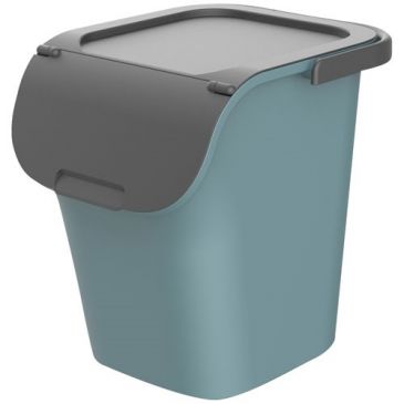 Poubelle de tri Trihome 40 L vert eucalyptus