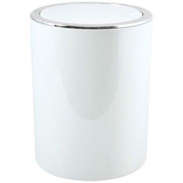 Poubelle Kamaka 6l sdb blanc