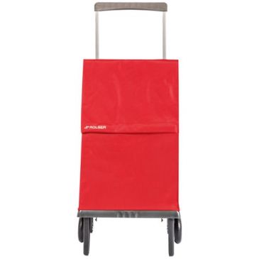 Poussette de marché 2 roues sac pliable Plegamatic MF uni rouge
