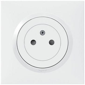 prise 2p+t surface blanc cpl griffe