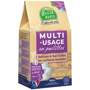 Multi usage en pastille x 6= 6 vapos 500ml