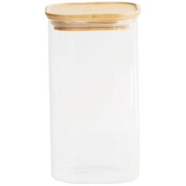Pot de conservation carré 1,4 L - Bambou