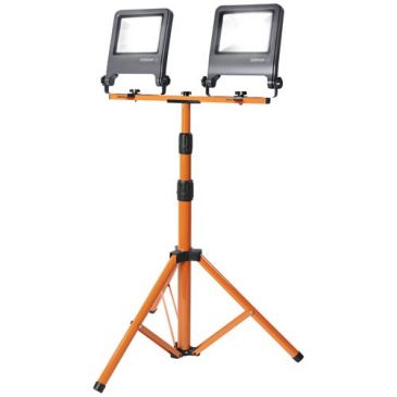 Projecteur chantier led sur trepied 2x50w 4000k