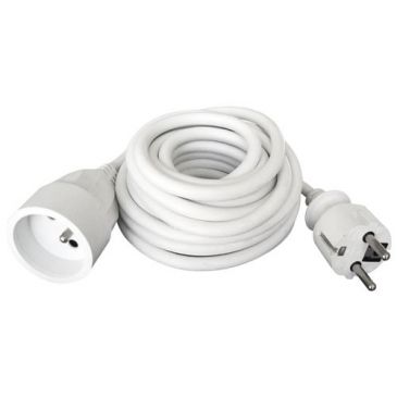 Prolongateur HO5vvf 3g1.5 blanc 3m