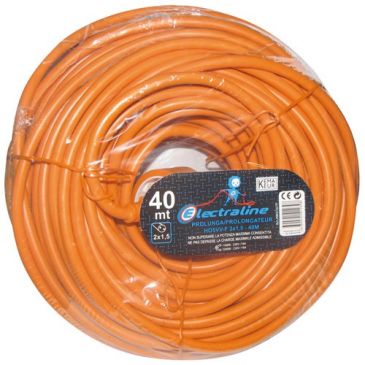 Prolongateur de jardin 16A   2x1.5mm² orange 40 m