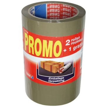 Lot de 2 rouleaux adhésifs + 1 gratuit - 66 m x 50 mm