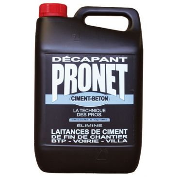 Décapant béton, voile de ciment et laitance 5 L