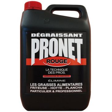 Dégraissant alimentaire graisses végétales rouge 5 L
