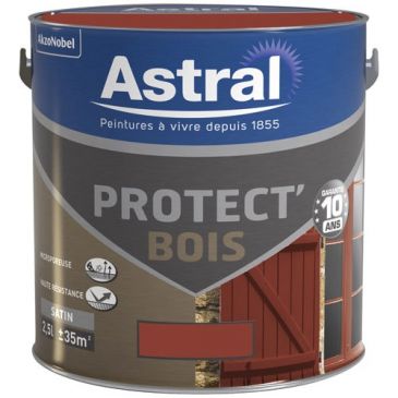 Peinture glycéro Bois 500 ml Satin Protect' Bois - Ton Bois