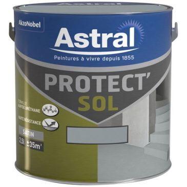 Protect sol sat. 2.5l gris ciment (ex.orageux)