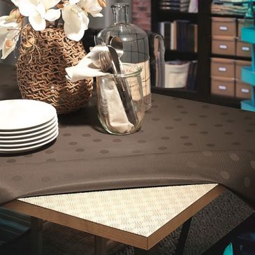 Protege table Padua blanc antiderapant 15mx140cm