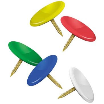 Punaises couleurs assorties ø10.5 mm