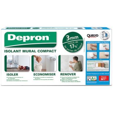 Quelyd isolant depron épaisseur 3 mm plaque 1 m x 1 m