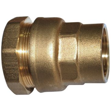 Raccord SE femelle  20x27 (3/4") pour tuyaux de D25 - laiton