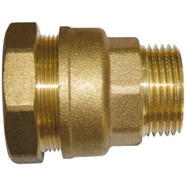 Raccord SE mâle 20x27 (3/4") pour tuyaux de D25 - laiton
