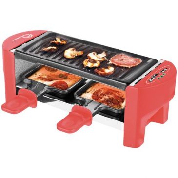 Raclette 2 personnes Rouge Brique - Meuuuh...! - 8631