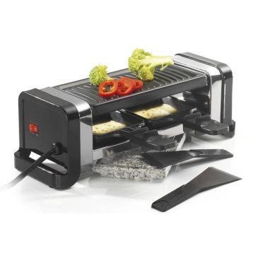 Raclette / Gril / Pierre 2 personnes Noir - GR202-350N