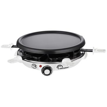 Raclette/ Gril/ Crêpes 6 personnes Blanc Meuuuh..! - Cheese & Crêpes - 8748