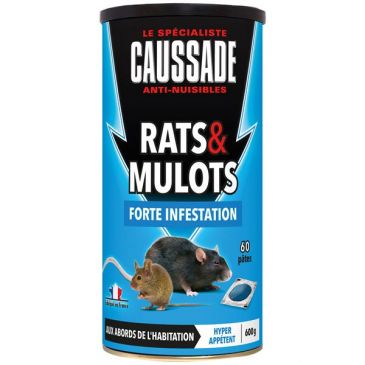 Rat mulots pâte efficacité radicale 600g