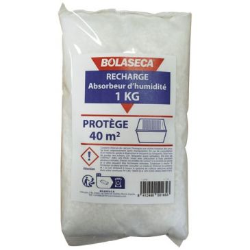 Recharge absorbeur d'humidité granulée 1 kg