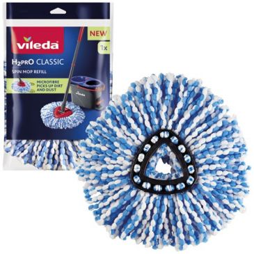 Recharge lave sol h2pro spinmop