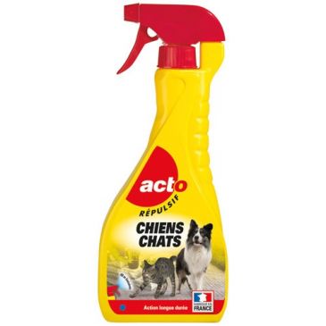 Répulsif retro chiens chats pulvérisateur 600 ml