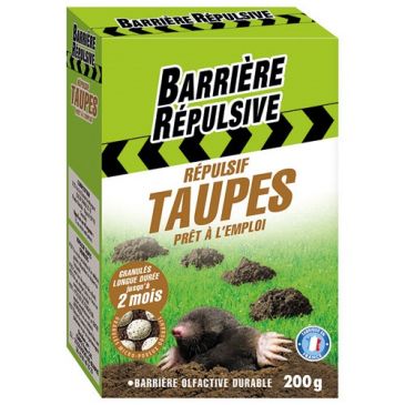 Répulsif taupes granulés prêt à l'emploi 200g