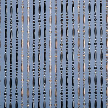 Rideau de porte Olivia - 90x220 cm - ambre et miel translucide