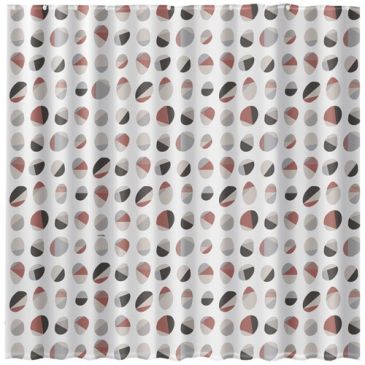 Rideau douche 180x200cm peva gris beige