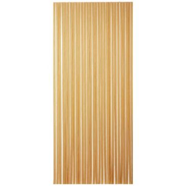 Rideau de porte Tahiti PVC 90x220 cm - brun, beige