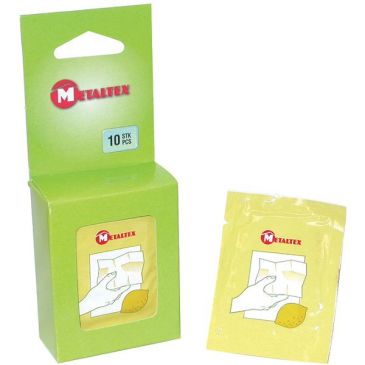 Lot de 10 sachets rince doigts 