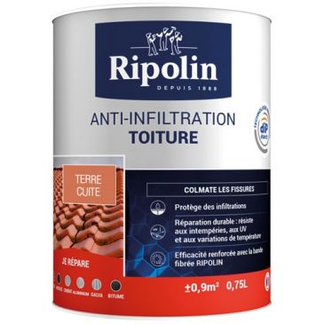 Ripolin anti infiltration toiture terre cuite 0.75l