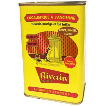 Rivain encaustique à l'ancienne liquide bois foncé 500 ml