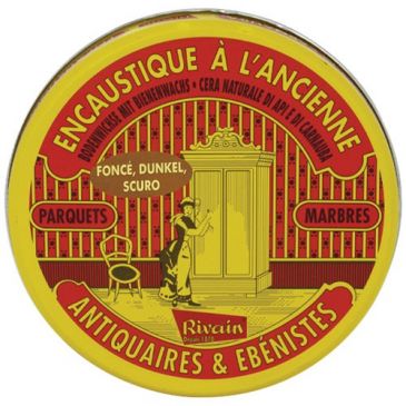 Rivain encaustique à l'ancienne pâte bois foncé 250 ml