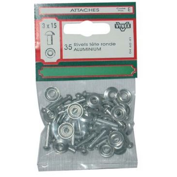 Rivet t.r. alu 3x15