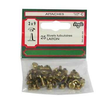 Rivet tubulaire lait.3x9