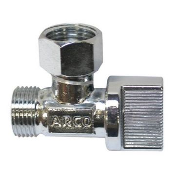 Robinet chasse 12x17 1/4 tour chrome équerre vrac