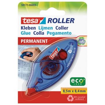 Roller jetable colle permanente 8.5m x 8.4mm