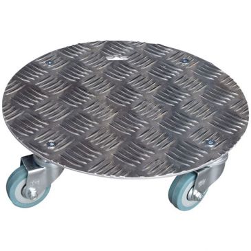 Roule plante rond 30cm alu damiers