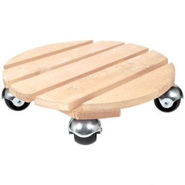 Roule plante rond bois brut basics 37.5cm