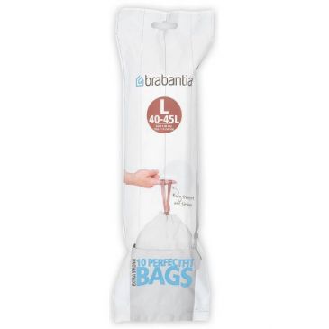 Rouleau 10 sacs poubelle Code L - 45 L - Perfect Fit