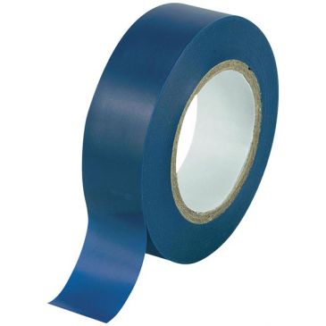 Ruban adhesif isolant 19mm 25 m bleu sachet/cav