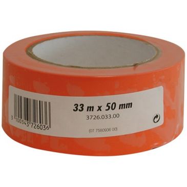 Ruban adhésif - PVC - orange - 50 mm x 33 m